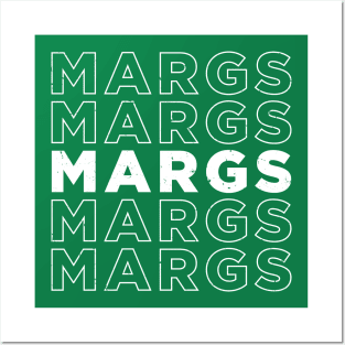 MARGS MARGS MARGS MARGS MARGS - White Test Posters and Art